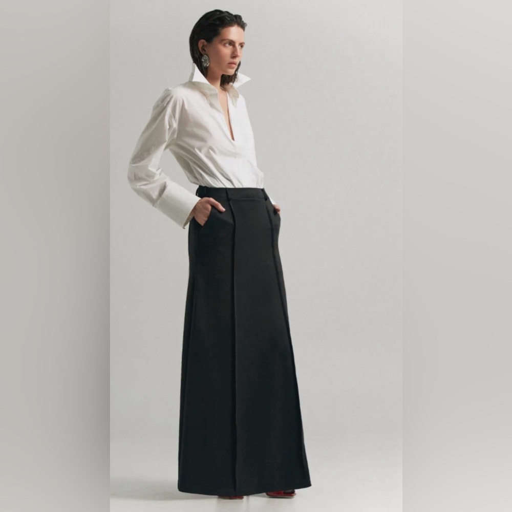 Elegant Black Maxi Skirt - Picture 3 of 5